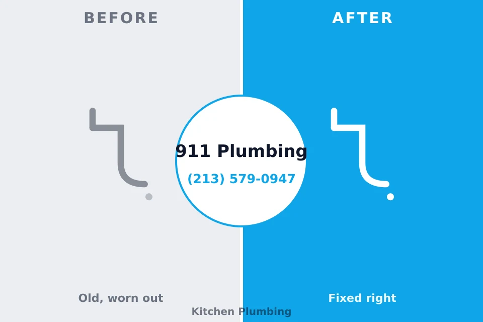 Before and after: plumbing repair West Wareham, MA